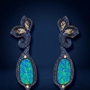 Pendientes de Araña de Plata de Ley 925 Bañados en Oro de 24K al por Mayor, Joyería de Oro de Dubái para Oficina/Trabajo, Regalo Lindo para Mujer, Fiesta, Tercera Ocasión - Product Image 2