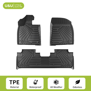 Tapis de voiture universels 5D antidérapants, imperméables, résistants, en TPE, sur mesure, à fond profond, toutes saisons, inodores - Product Image 1