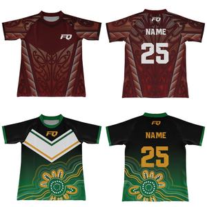 Pure Custom Samoan <span class=keywords><strong>Rugby</strong></span> Jersey Sublimación Impresión Tatuaje <span class=keywords><strong>Rugby</strong></span> League Jersey <span class=keywords><strong>Camiseta</strong></span> Entrenamiento y Competición <span class=keywords><strong>Rugby</strong></span> League Wear - Product Image 2