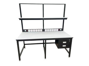 Leenol Lagerräumungsverkauf Arbeitstisch mit Schublade Antistatischer Arbeitsplatz ESD Aluminium-Werkbank für Montagelinie - Product Image 2