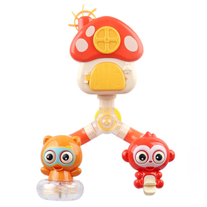 Mili Schattig Huisdier Bad Buis Douche Speelgoed Voor Baby 'S Kinderen Badkamer Stoompijp Water Draai Spel Baby Bad Speelgoed - Product Image 5