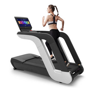 Tapis roulant électrique professionnel de luxe pour salle de sport avec écran tactile capacitif intelligent de 21,5 pouces, machine de course à vendre - Product Image 2