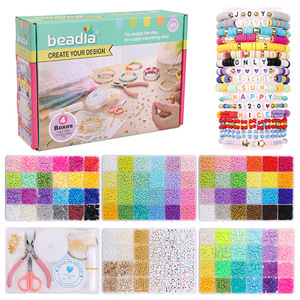 New Styles <b>Shell</b> <b>Beads</b> Mixed Color Kit for DIY Jewelry Alphabet Bracelets and Necklace Making - Product Image 1