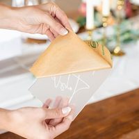 Porte-numéros de table en acrylique pour événements, mariages, restaurants et fêtes – Présentoir transparent givré