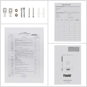 Pour systèmes solaires hybrides 5KW 8KW 12KW 10KW 48V 110V/230V/400V, onduleur à onde sinusoïdale pure 50/60Hz, compatible réseau et hors réseau - Product Image 6