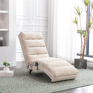 Wholesale Minimalist <b>Bean</b> <b>Bag</b> Microfiber Chaise Lounge Long Lounger Lazy Recliner Chair with Metal Frame for Living Room - Product Image 1