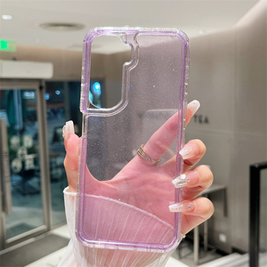 2024 popular de moda suave TPU duro PC colorido brillo Caso de teléfono para iPhone 11 16 <span class=keywords><strong>Plus</strong></span> 15 16 pro Max 14 13 12 Pro 6G 7G <span class=keywords><strong>8G</strong></span> - Product Image 2