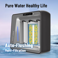 Filtración de agua de 7 etapas 600 GPD RO filtro de agua alcalina reemplazo RO debajo del fregadero sistema RO sin tanque