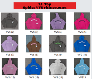 เสื้อฮู้ดลายแมงมุม VVS <span class=keywords><strong>แบ</strong></span>บกำหนด1.1เองสีดำสีแดงเฮเทอร์สีฟ้าสดอมเขียวกางเกงวอร์มกางเกงวอร์มทรงแทร็<span class=keywords><strong>ค</strong></span>สูทพลอยเทียม - Product Image 2