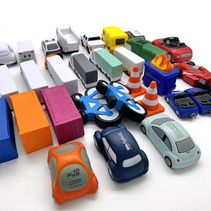 كرة إعلانية ترويجية على شكل شاحنة، كرة سيارة مخصصة بشعار من البولي يوريثان، لعبة ضغط ناعمة بطيئة الارتداد للأطفال - Product Image 5