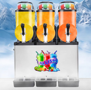 Máquina comercial de granizados de doble cabezal con tanque de 12L*2 para hacer bebidas congeladas y nieve artificial, ideal para el hogar y hoteles. - Product Image 4