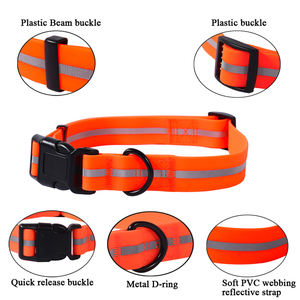 Collier de chien en Silicone souple avec animaux, fournitures pour animaux domestiques, à dégagement rapide, étanche, de jour, pour hello chien, ensemble réfléchissant - Product Image 4