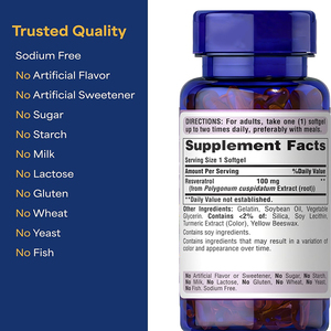 Cápsulas Blandas de Resveratrol de Marca Privada de Alta Calidad para una Potente Antioxidación, Antienvejecimiento y Apoyo a la Salud del Corazón - Product Image 6