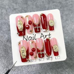 <span class=keywords><strong>Faux</strong></span> <span class=keywords><strong>ongles</strong></span> à presser longue durée, finition brillante, réutilisables, <span class=keywords><strong>kit</strong></span> <span class=keywords><strong>de</strong></span> 10 <span class=keywords><strong>faux</strong></span> <span class=keywords><strong>ongles</strong></span> pour femmes - Product Image 2
