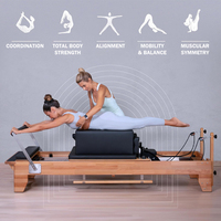 Chaise Wunda Pilates à longueur réglable avec baril d'escalade Pilates intégré