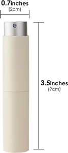 Flacon pulvérisateur miniature en verre anodisé aluminium 5ml/8ml/10ml/15ml/20ml/25ml/30ml avec impression sérigraphique pour usage personnel - Product Image 2
