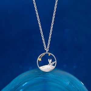 The Little Prince And The Fox Couple Necklace Themed Cartoon Pendant Unisex Gift - Product Image 3