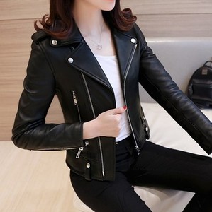 korean style leather jacket