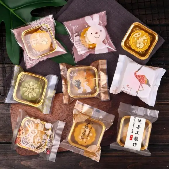 Giá Rẻ Rõ Ràng Frosted Tự Dính Thực Phẩm Giao Hàng Bao Bì Cookies Bao Bì Túi