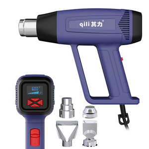 Qili 113 Novo Design Temperatura Ajustar Heat <span class=keywords><strong>Gun</strong></span> Case Plástico Duro Ferramenta Brinquedo - Product Image 1