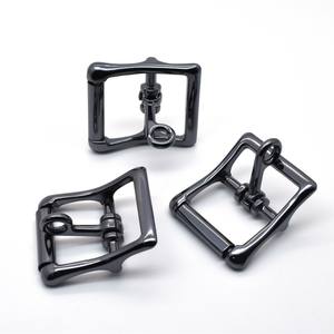 Bestseller 25mm Gunmetal Zinkdruckguss Umweltfreundliche Nickelfreie Robuste Gürtelschnalle mit Verschlusslasche - Product Image 1