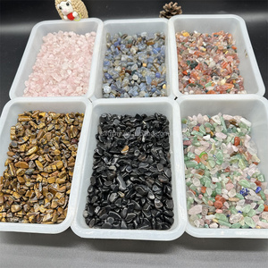 Gemas curativas de cuarzo rosa natural, gemas de cristal de amatista, grava, venta al por mayor - Product Image 3