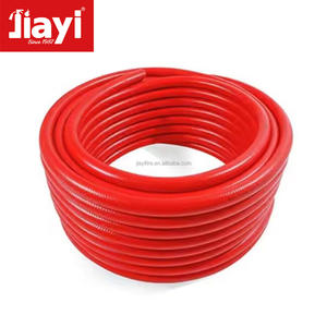 레드 블랙 컬러 고무 호스 19mm 25mm 33mm 화재 호스 릴 (노즐 스윙 고정 호스 릴 포함) - Product Image 2