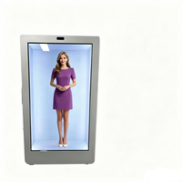 Pantalla LED Transparente de 86 Pulgadas para Video Wall, Gabinete de Exhibición Digital Interactivo con IA para Museos, Exposiciones Comerciales en Interiores