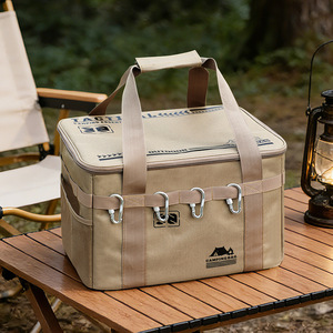 Camping Bag 24L Insulated Cooler Large Capacity Outdoor Picnic Storage Bag - Product Image 1
