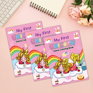 Libro de Colorear de Papel con Temática de Unicornio, Divertido, con Juegos de Actividades Mentales, Rompecabezas, Busca y Encuentra, para Niños de 3 a 6 Años - Product Image 2