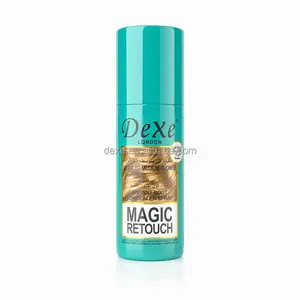 Dexe OEM Wholesale Magic Temporary Natural Light Golden Brown Hair Color Root Cover Up Temporary Gray Concealer Spray
