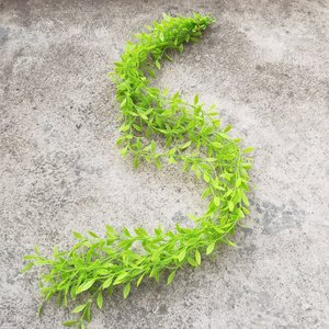 Wen Hope Artificial Willow <b>Leaves</b> Vines Plastic Green Plant <b>Decoration</b> Indoor <b>Wall</b> Ceiling Hanging 30cm-100cm Bouquet Wedding - Product Image 4