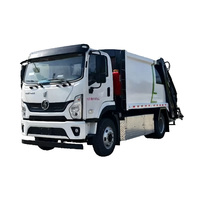 Camion compacteur de déchets électrique pur SHACMAN 13CBM, camion à ordures compactées à énergie nouvelle pour la collecte des déchets municipaux