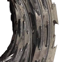 Fil barbelé diamanté galvanisé à chaud de haute qualité, grillage soudé, clôture en fil barbelé concertina