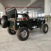 Mini quads Willys 150cc à essence, UTV 3 vitesses avec marche arrière, pour enfants, moteur automatique 4 temps, options essence et électrique disponibles