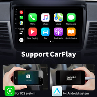 Navegación de coche Krando de 9 "para Mitsubishi Pajero Sport 2 2008 - 2016 L200 Triton unidad principal inalámbrica Carplay pantalla táctil Android