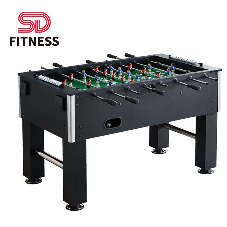 SD-5565 профессиональный автомат для игры в закрытый футбол 1,4 м для взрослых, классический черный Настольный футбол