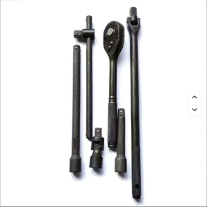 24-Piece High Quality 1/2 Driver Universal Joint Ferramentas Impact Sockets Black Treatment Flex Handle Vehicle <b>Tools</b> SCK24 Dura - Product Image 2