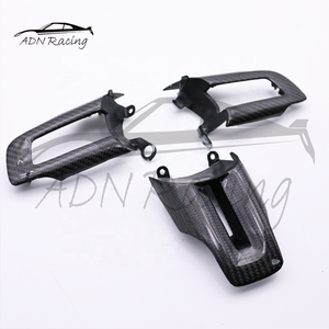 สำหรับ Ford <span class=keywords><strong>Mustang</strong></span> พวงมาลัยคาร์บอนไฟเบอร์, ปลอกคาร์บอนไฟเบอร์2015-2024 - Product Image 3