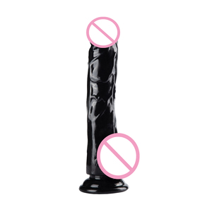 Şeffaf Kristal Gerçekçi Jöle Yapay Penis Yetişkin Seks Oyuncakları Kadınlar İçin Güçlü Vakumlu Vajinal Anal 24*4cm 300g Mor/Mavi/Ten Rengi - Product Image 4