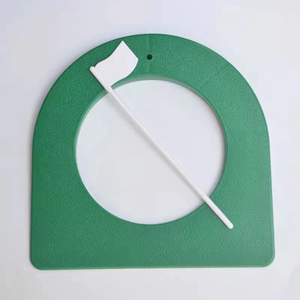 Logo personnalisable pratique de <span class=keywords><strong>golf</strong></span> en plastique intérieur mettant des drapeaux verts et des tasses avec trou trou de tasse - Product Image 3