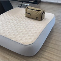 Haute Qualité DWF Drop Stitch Tissu Camping En Plein Air Portable Double Air Lit Pliable Gonflable Air Matelas