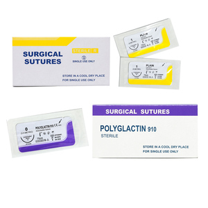Suture chirurgicale 910 4/0 conique, coupe 20mm, cercle 3/8, 75cm, pour usage vétérinaire (chats, porcs, chiens), en stock - Product Image 5
