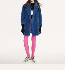 <span class=keywords><strong>Manteau</strong></span> en fausse fourrure <span class=keywords><strong>bleu</strong></span> élégant à poils longs pour femmes Streetwear automne hiver <span class=keywords><strong>manteau</strong></span> en <span class=keywords><strong>peluche</strong></span> chaud pour femmes veste - Product Image 2
