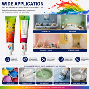 Pasta de Color Concentrada a Base de Agua de 100g, Colorante Universal para Pintura de Látex, Pintura de Emulsión, Revestimiento de Paredes - Product Image 5