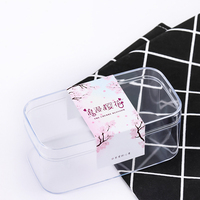 Offres Spéciales Personnalisé Rectangle Carré Clair Présentoir Acrylique Dôme Dessert Bonbons Tiramisu Gâteau Boîtes Avec Couvercle