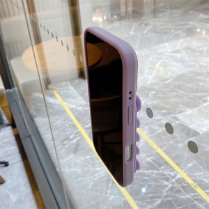 Coque de téléphone en silicone 3D en forme de cœur avec ventouse magnétique pour <span class=keywords><strong>iPhone</strong></span> 18 Pro 18 17 16 Pro Max, accessoires de téléphone portable 2-en-1 - Product Image 5