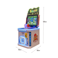 Fourniture directe d'usine 1 an à jetons Starlight Baby Sreen Jeux de pêche vidéo en plastique métallique pour l'amusement des enfants