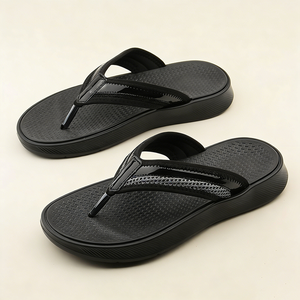 OLICOM – Lot de tongs orthopédiques légères à soutien de la voûte plantaire pour hommes, sandales de plage souples en EVA, claquettes personnalisées - Product Image 4