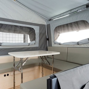 Tienda Plana y Portátil para Remolque de <span class=keywords><strong>Camping</strong></span>, Tiendas para Remolque Camper Todoterreno Plegable Frontal para Acampar al Aire Libre - Product Image 2
